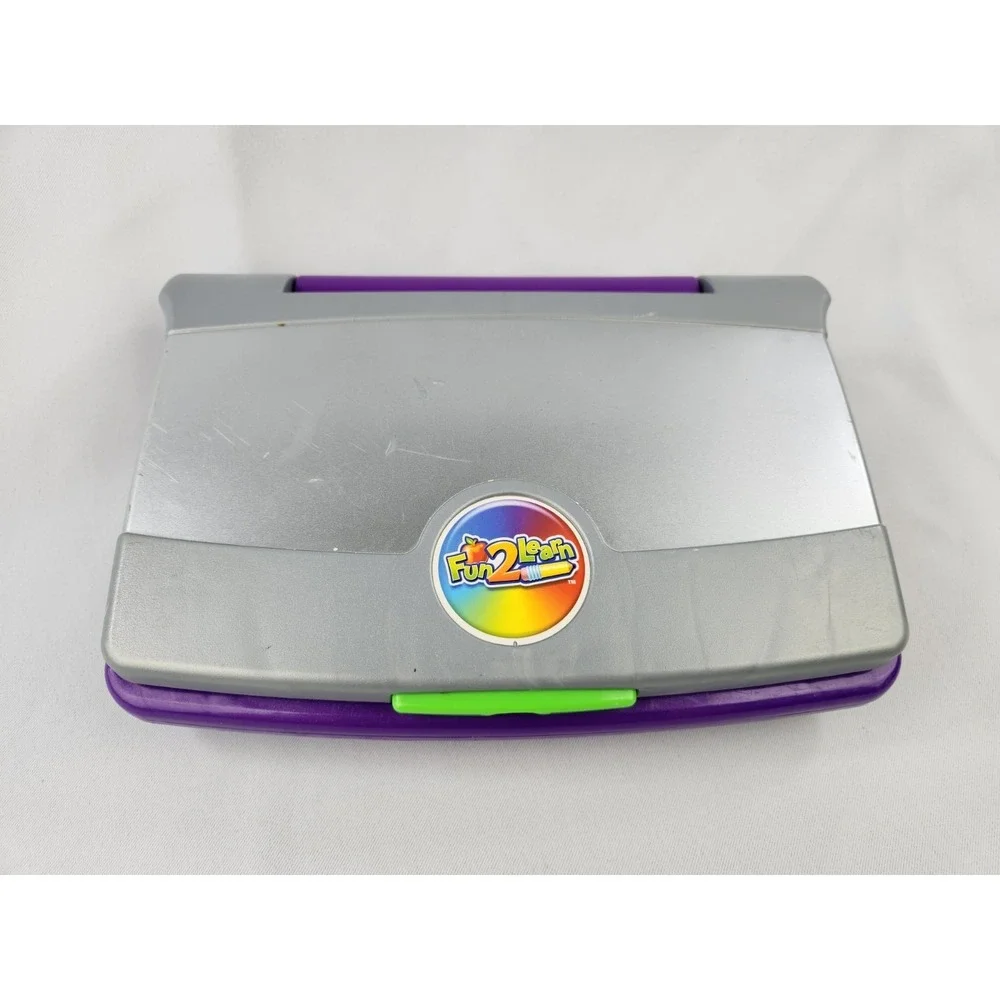 Vintage Fisher-Price Fun 2 Learn Color Flash Laptop Electronic Interactive Works